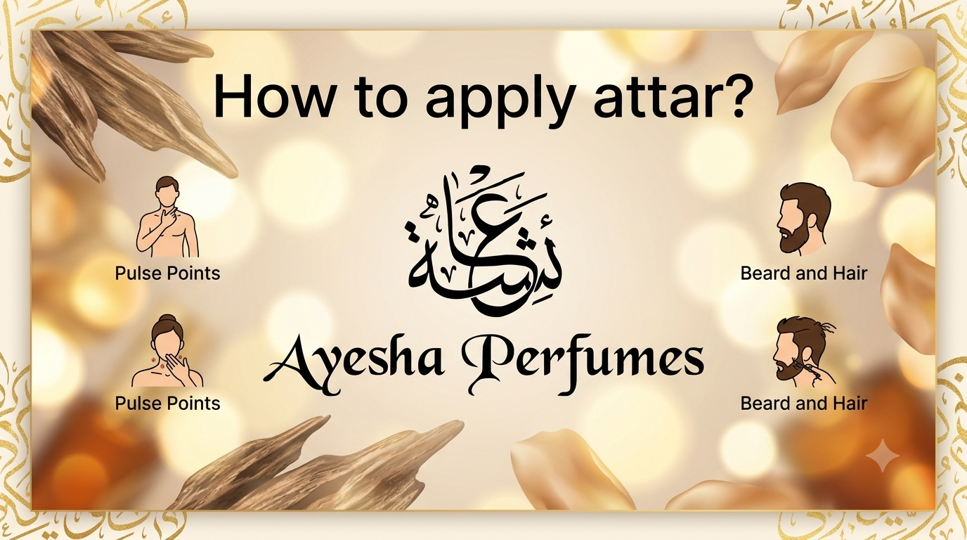 How to apply attar
